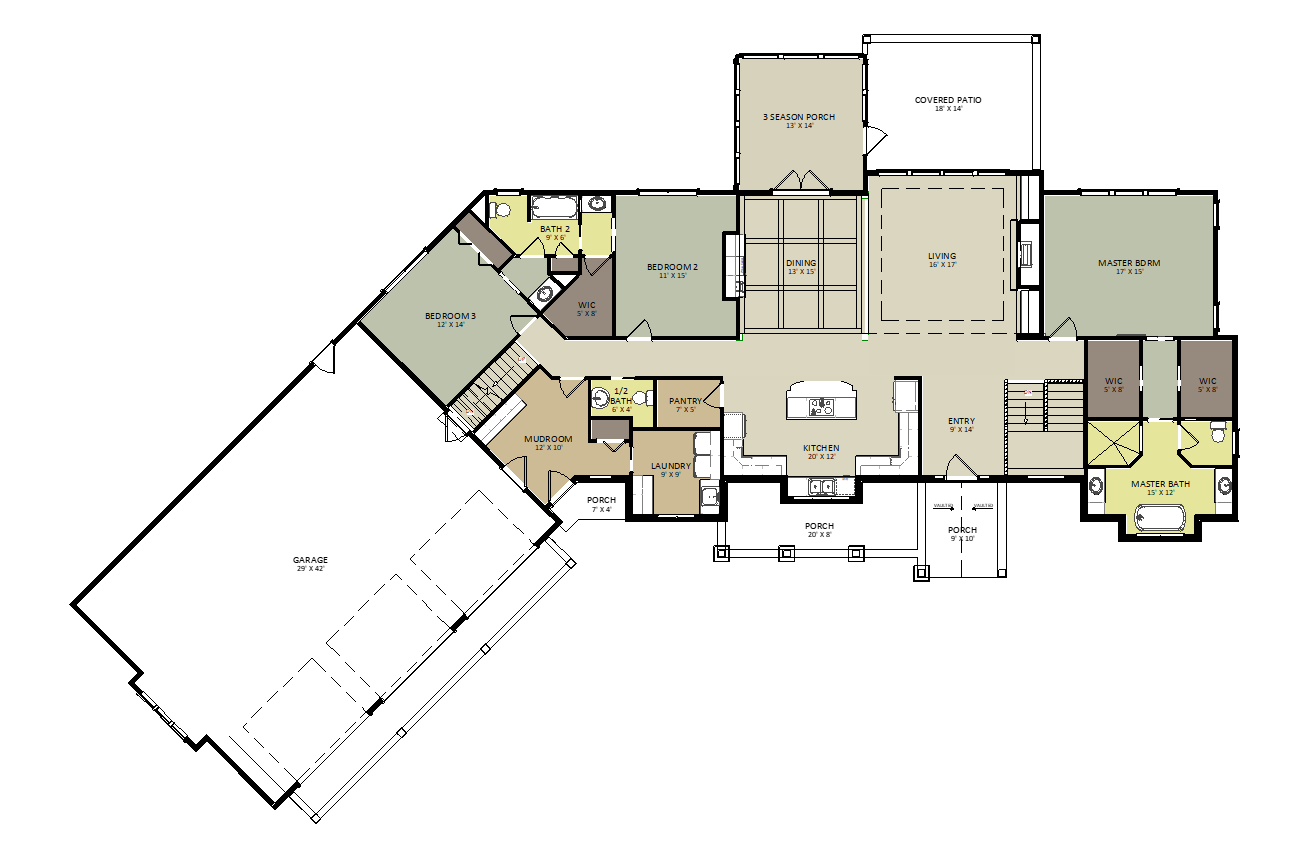 Lancaster First Floor Floor Plan